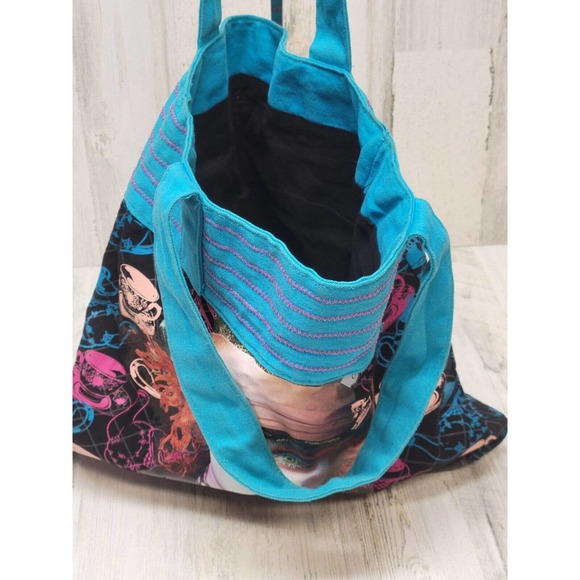 Disney Mad Hatter Tote Bag Loungefly Johnny Depp Alice In Wonderland - Picture 6 of 10